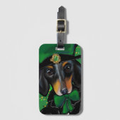 DACKEL SAINT PATTY GEPÄCKANHÄNGER (Vorderseite Vertikal)