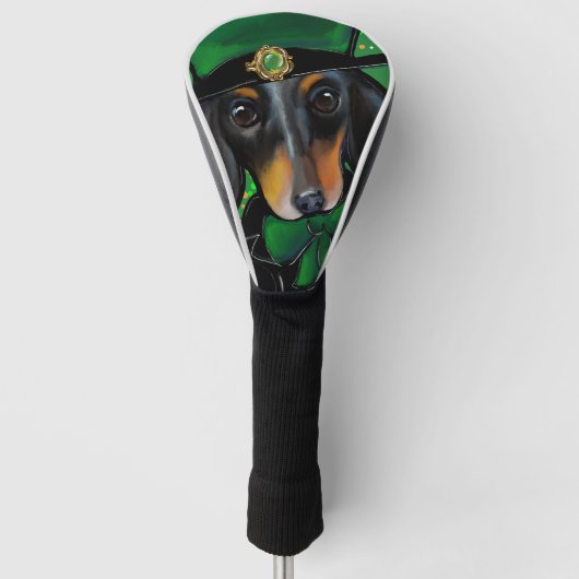 DACKEL SAINT PATTY GOLF HEADCOVER (Vorderseite)