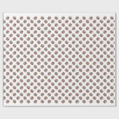 Dackel Santa Paws Geschenkpapier (Flach)