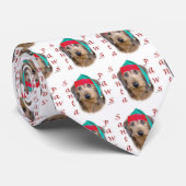 Dackel Santa Paws Krawatte (Gerollt)