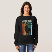 Dackel Sausage Daddy Funny Dackel Eigentümer Welpe Sweatshirt (Vorne ganz)