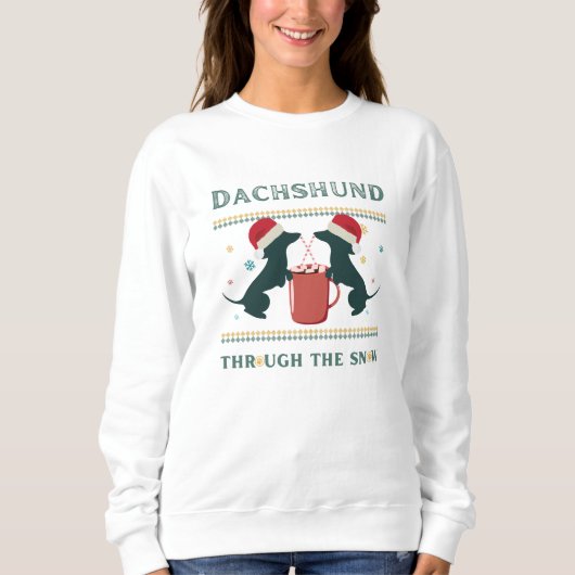 Dackel Sausage Dog Mama, Dackel Mama Sweatshirt (Vorderseite)