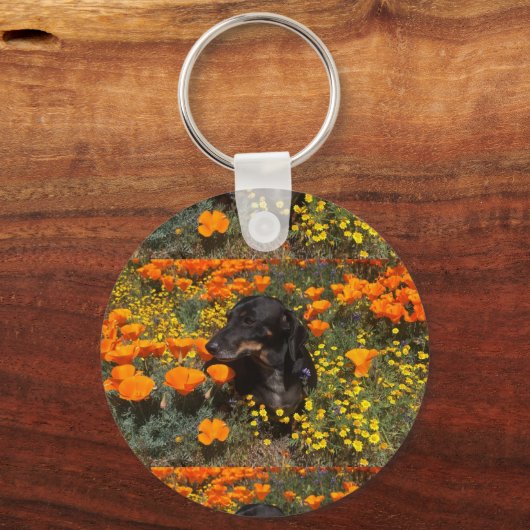 Dackel Schlüsselanhänger (Rückseite)