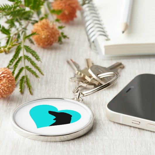 Dackel Schlüsselanhänger (Seite)