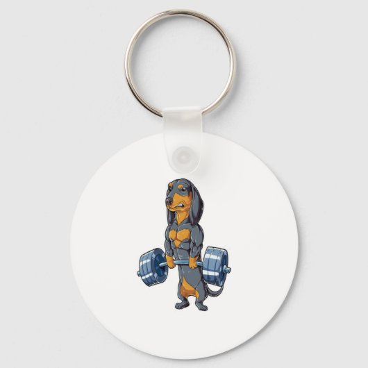 Dackel Schlüsselanhänger (Vorderseite)