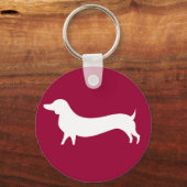 Dackel Schlüsselanhänger (Vorderseite)
