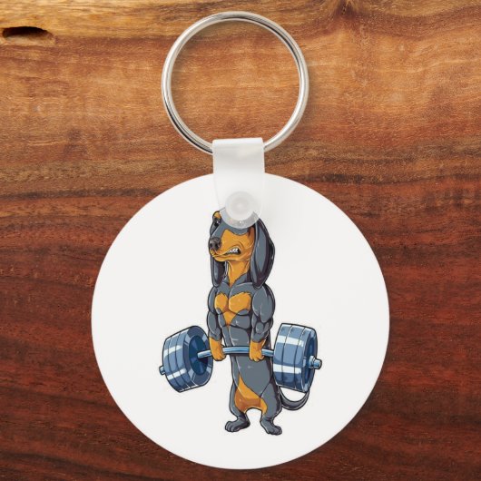 Dackel Schlüsselanhänger (Vorderseite)