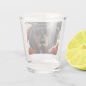 DACKEL SCHNAPSGLAS (Rückseite)