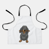 Dackel Schürze (Vorderseite)