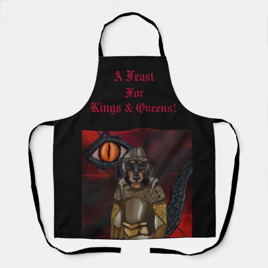 Dackel Schürze (Vorderseite)