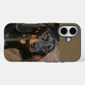 Dackel schwarz und braun Case-Mate iPhone hülle (Rückseite (Horizontal))