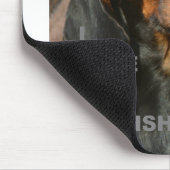 Dackel-schwarzer und tan Liebe w pic Mousepad (Ecke)