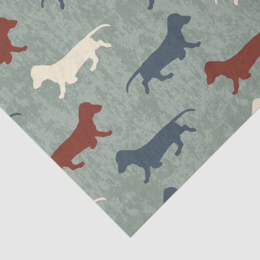 Dackel Seidenpapier (Ausschnitt)