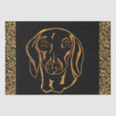 DACKEL SEIDENPAPIER (Vorderseite)