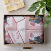 Dackel Seidenpapier (Geschenk)