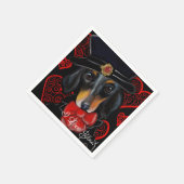 DACKEL SERVIETTE (Ecke)