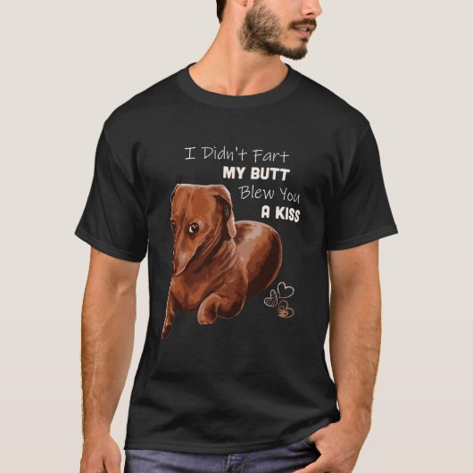 Dackel Shirt Dackel Hund Funny Geschenk (Vorderseite)