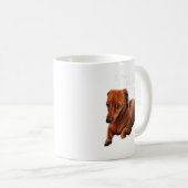 Dackel Shirt Dackel Hund Funny Geschenk Kaffeetasse (VorderseiteRechts)