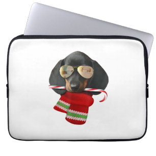 Dackel Shirt Niedliche Weihnachtsgeschenke Hunde L Laptopschutzhülle