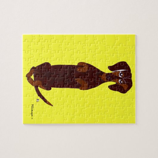 Dackel Sidney Puzzle (Horizontal)