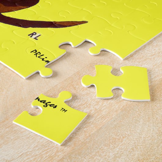 Dackel Sidney Puzzle (Seite)