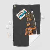 Dackel Sie sind Phantastisch Golfhandtuch (Insitu)
