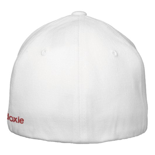 Dackel Silhouette Dackel Dog Benutzerdefinierte Da Bestickte Baseballkappe (Rückseite)