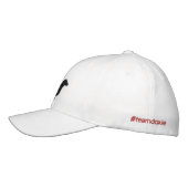 Dackel Silhouette Dackel Dog Benutzerdefinierte Da Bestickte Baseballkappe (Links)