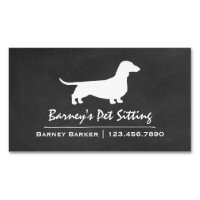 Dackel Silhouette Dackel Dog Chalkboard Stil