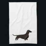 Dackel-Silhouette-Dackel-HundeDackel-Dachshund Geschirrtuch<br><div class="desc">Kurzhaariges Dackel-Silhouette-Küchen-Tuch. Ein dekoratives Küchentuch für Dackelhundeliebhaber. Diesem niedlichen Handtuch kann zusammengefaltet werden ein Küchenkabinettgriff,  zum Ihrer Bewunderung für Würstchenhunde anzuzeigen. Ein Spaßgeschenk für die Standard- und MiniaturDackelliebhaber. Besuch Jenns Gekritzel-Welt für sogar noch mehr Dackelentwürfe und die Wohngestaltung und die Geschenke des Haustierliebhabers.</div>