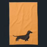 Dackel-Silhouette-kurzhaariger Dackel-Hund Geschirrtuch<br><div class="desc">Kurzhaariges Dackel-Silhouette-Küchen-Tuch. Ein dekoratives Küchentuch für Dackelhundeliebhaber. Diesem niedlichen Handtuch kann zusammengefaltet werden ein Küchenkabinettgriff,  zum Ihrer Bewunderung für Würstchenhunde anzuzeigen. Ein Spaßgeschenk für die Standard- und MiniaturDackelliebhaber. Besuch Jenns Gekritzel-Welt für sogar noch mehr Dackelentwürfe und die Wohngestaltung und die Geschenke des Haustierliebhabers.</div>