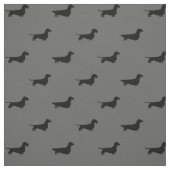 Dackel-Silhouette-Muster Stoff (Muster)
