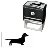 Dackel Silhouette Permastempel (Beispiel)