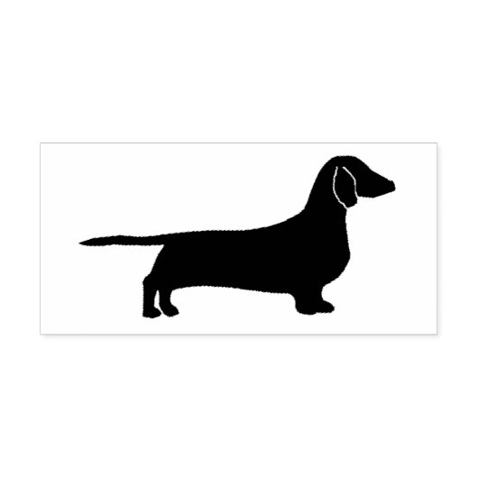 Dackel Silhouette Permastempel (Design)