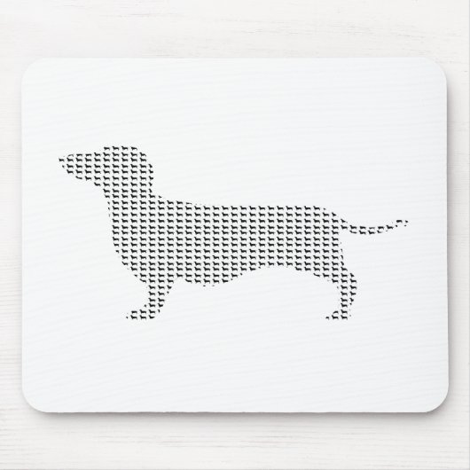 Dackel-Silhouette von vielen Mousepad (Vorne)
