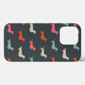 Dackel Silhouetten Dackel Hund Lover Case-Mate iPhone Hülle (Rückseite (Horizontal))