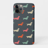 Dackel Silhouetten Dackel Hund Lover Case-Mate iPhone Hülle (Rückseite)