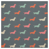 Dackel Silhouetten Dackel Hund Lover Stoff (Muster)