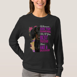 Dackel sind ein Girl bester Freund Hund Mama Mama T-Shirt