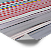 Dackel sitzt auf der Veranda des Landhauses Geburt Poster (Ecke)