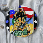 Dackel Soldier Button (Beispiel)
