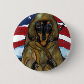 Dackel Soldier Button (Vorderseite)
