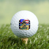 Dackel Soldier Golfball (Insitu T-Shirt)
