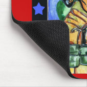 Dackel Soldier Mousepad (Ecke)