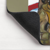 Dackel Soldier Mousepad (Ecke)