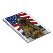 Dackel Soldier Notizblock (Rechte Seite)