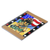 Dackel Soldier Notizblock (Linke Seite)
