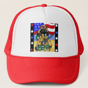 Dackel Soldier Truckerkappe