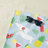 Dackel-Sommer-Dackel-Hundebadetuch Strandtuch (Beispiel)