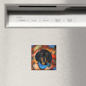 DACKEL SOUTHWESTERKUNST MAGNET (In Situ (Geschirrspüler))